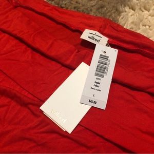 Aritzia Wilfred Off-the-Shoulder Top